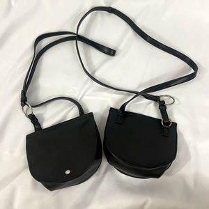 Faux Leather Small Crossbody Bag